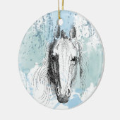 Paard Keramisch Ornament (Links)