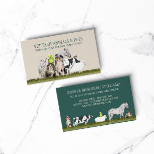 Paard Koe Schaap Hond Kat Vogel Dier Thuis Huisdie Visitekaartje