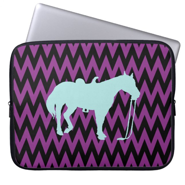paard laptop sleeve (Voorkant)