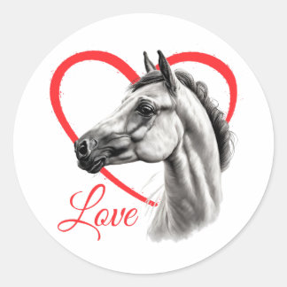 Paard Liefde Stickers