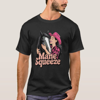 Paard Liefhebber Cowgirl Westerse Rodeo Paardrijde T-shirt