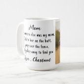 Paard Liefhebber Paard Moeder Custom Ruitersport F Koffiemok (Voorkant links)