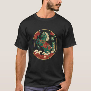 Paard Maandag Nieuw Jaar Zodiac Chinese Astrologie T-shirt
