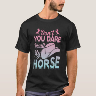 Paard Meisje Paardrijden Equestrian 7 T-shirt