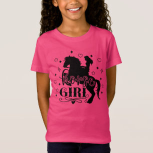 Paard meisje t-shirt