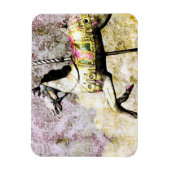 paard Merry-Go-Round Magnet Magneet (Verticaal)