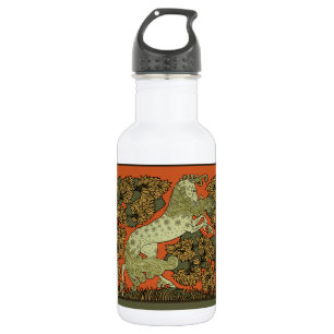 Paard middeleeuwse kunst ambachten Art Nouveau Waterfles
