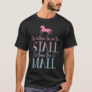Paard minnend meisje paardrijden Equestrian_3 T-shirt