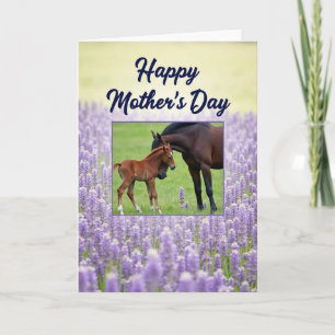 Paard Moederdag kaart