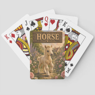Paard Mooie Baby Verhalenboek Nursery Dier Pokerkaarten
