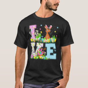 Paard Pasen Ei Hunt Liefde Paard Paaszondag T-shirt