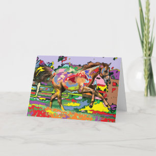 paard Portret 3 Kaart