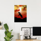 Paard Poster (Thuiskantoor)