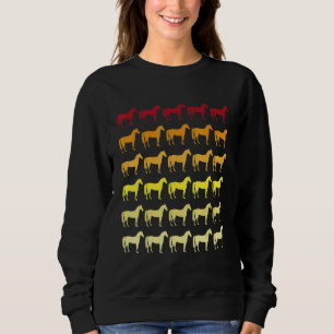 Paard Retro Dierenpatroon Trui