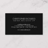  Paard Ridder Schaakstuk Professioneel Visitekaartje (Achterkant)