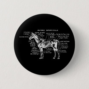 Paard Ronde Button 5,7 Cm
