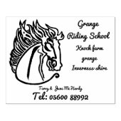 Paard Rubber stempel (Afrduk)