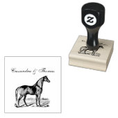 paard rubberstempel (Gestempeld)