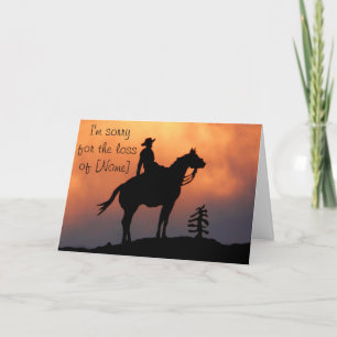 Paard & Ruiter bij het Silhouet van de Kaart