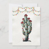 Paard Santa Vakantie Rodeo Woestijn Kerstfeest Kaart (Achterkant)