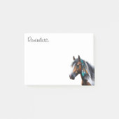 Paard schilderen met inheemse kralen post-it® notes (Voorkant)