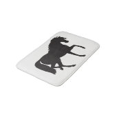 Paard Silhouet Badmat (Gekanteld)