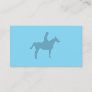 Paard Silhouet Kleine Notitieblok Visitekaartje
