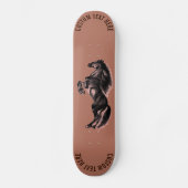 Paard skateboard met aangepaste tekst gepersonalis (Voorkant)