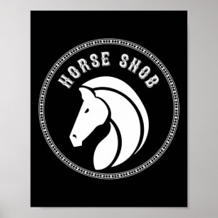 Paard Snob Pony Paardrijden Kleding Equestria Poster