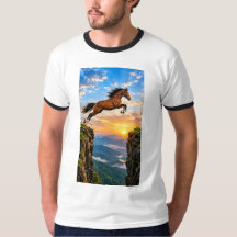 Paard Springend Berglandschap