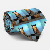 Paard Stropdas (Opgerold)