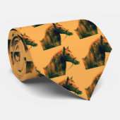 Paard Stropdas (Opgerold)