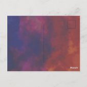 Paard Sympathie Sterrenspoor Briefkaart (Achterkant)