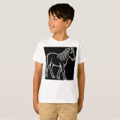 Paard T-shirt (Voorkant volledig)