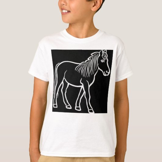 Paard T-shirt (Voorkant)
