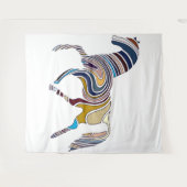 Paard Tapijt Wandkleed (Voorkant (horizontaal))