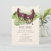 Paard Thema Country Western Rustieke Bruiloft (Staand voorkant)