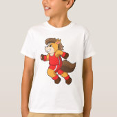 Paard tijdens uitvoering t-shirt (Voorkant)