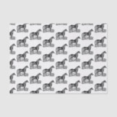 paard tissuepapier (Voorkant)