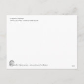 Paard Tsjechisch Nieuwjaar briefkaart (Achterkant)