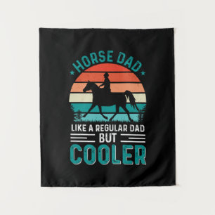 Paard Vader Wandkleed