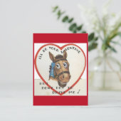  Paard Valentijn Feestdagenkaart (Staand voorkant)