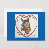 Paard Valentijn Feestdagenkaart (Voorkant / Achterkant)