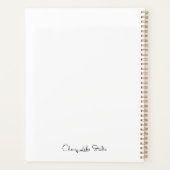 Paard van het Zee Dagelijks Wekelijks Maandelijks Planner (Achterkant)