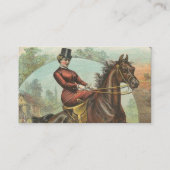  paard visitekaartje (Achterkant)