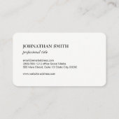 Paard Visitekaartje (Achterkant)