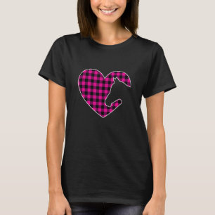Paard voor vrouwen Liefde Paarden Buffel Roze Plai T-shirt