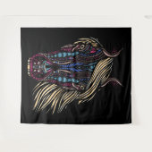 PAARD WANDKLEED (Voorkant (horizontaal))