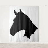 Paard wandtapijt wandkleed (Voorkant)