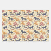  Paard Westerne hengsten Inpakpapier Vel (Voorkant)